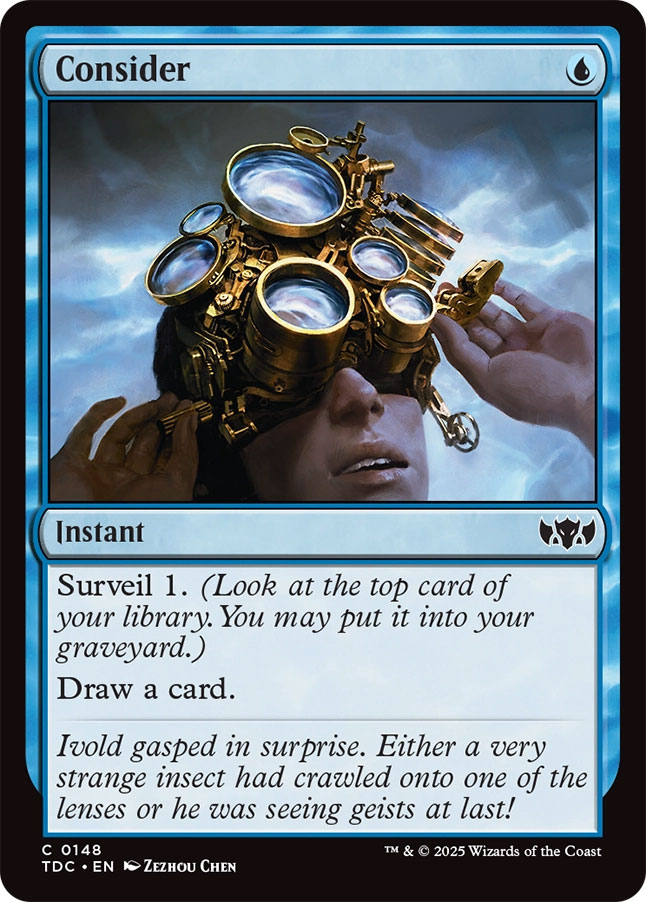 opt mtg card Illustrated by Riem. Magic The Gathering - Wilds