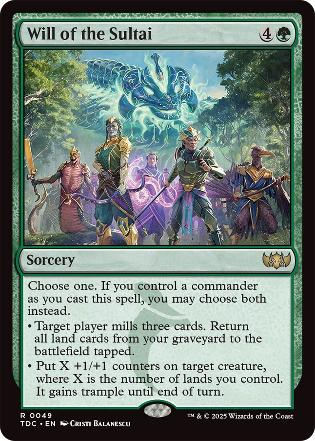 Tarkir: Dragonstorm Commander Decks: Will of the Sultai
