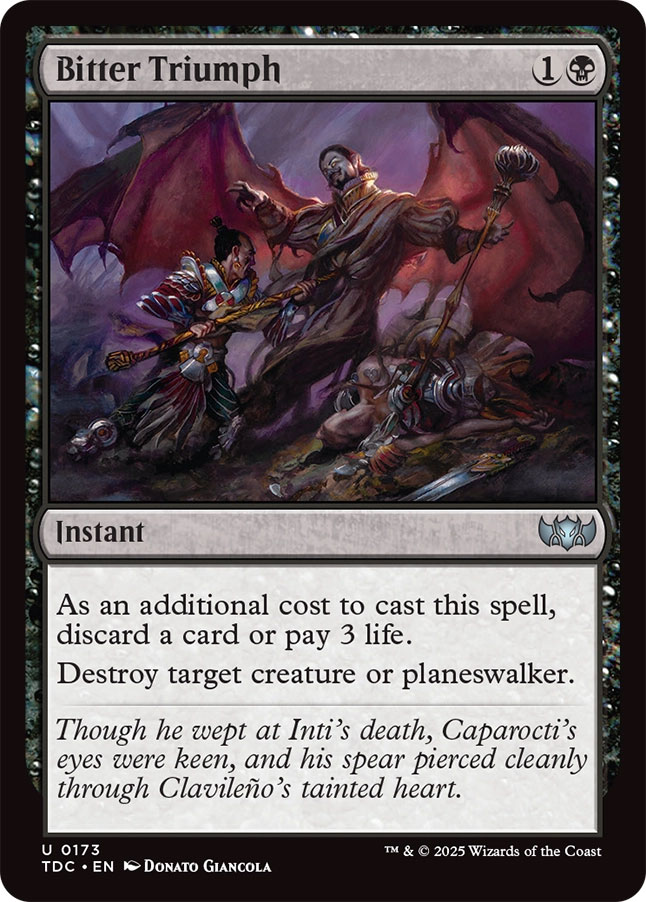 bitter triumph mtg card price Magic The Gathering: Aetherdrift Bundle main image 0