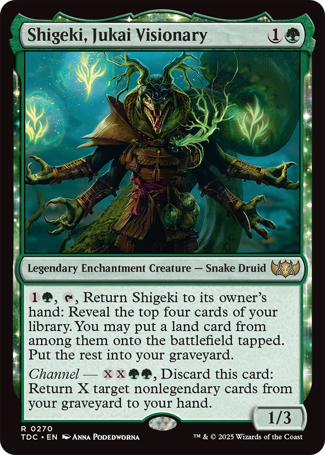 Tarkir: Dragonstorm Commander Decks: Shigeki, Jukai Visionary