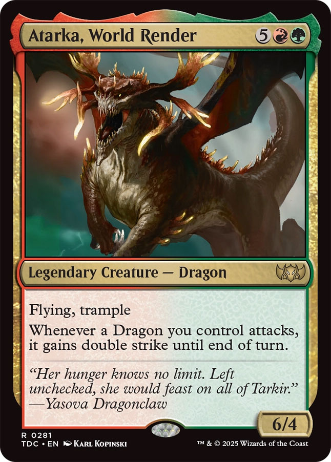 Tarkir: Dragonstorm Commander Decks: Atarka, World Render