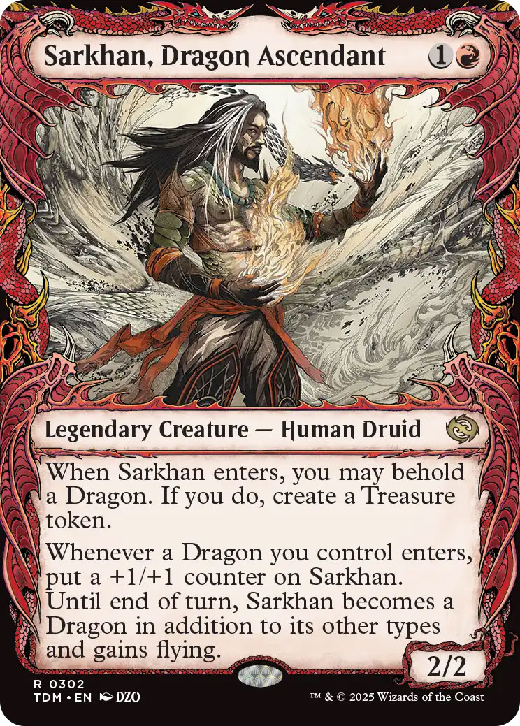 Tarkir: Dragonstorm Variants: Mox Jasper (0325 - Showcase)