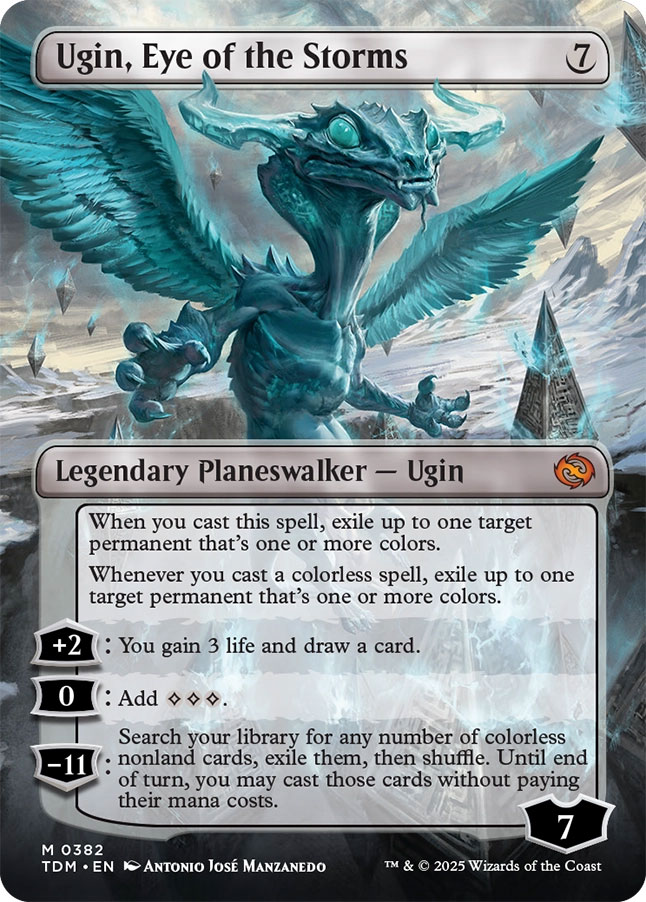 Tarkir: Dragonstorm Variants Foil: Ugin, Eye of the Storms (0382