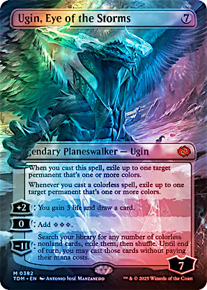 mtg ugin commander deck Eldrazi ULTIMATE Colorless Tribal Four Legendary Commanders Emrakul Ko CommanderComplete exile them Ugin, Eye of the Storms