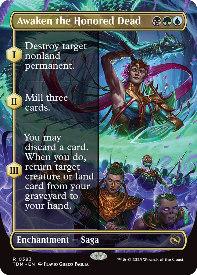 Tarkir: Dragonstorm Variants: Awaken the Honored Dead (0383 - Borderless)