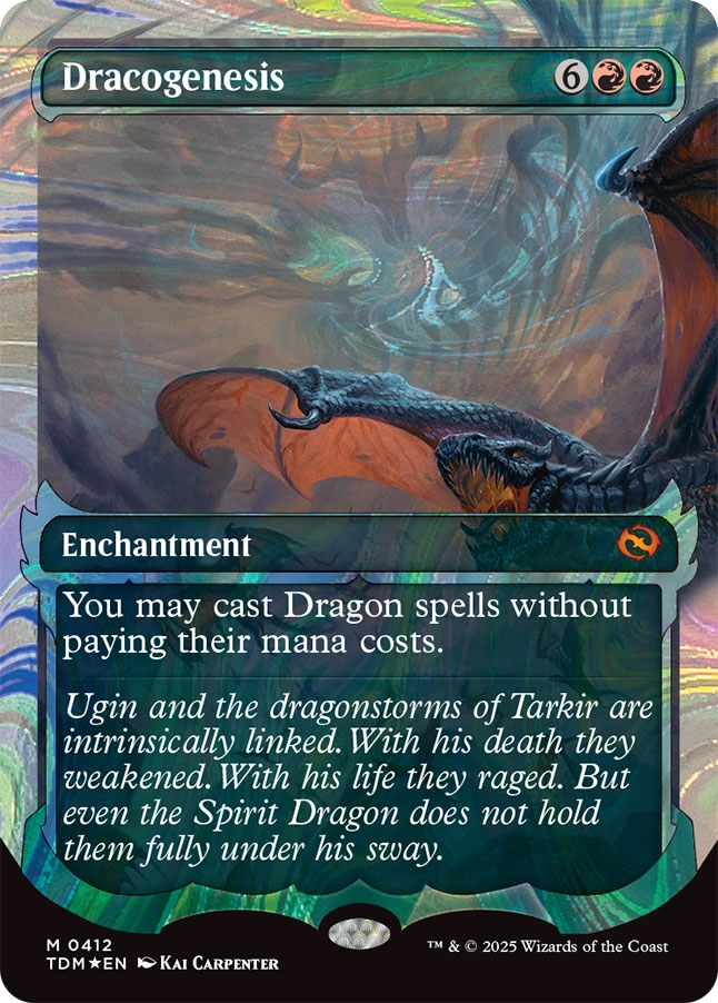 Tarkir: Dragonstorm Variants Foil: Dracogenesis (0412 - Ghostfire