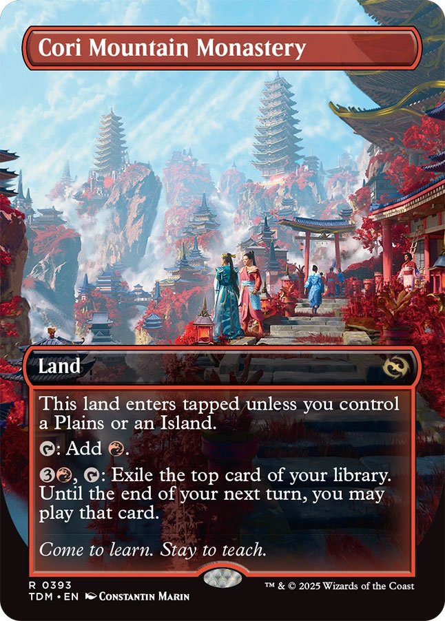 Tarkir: Dragonstorm Variants: Mistrise Village (0397 - Borderless)