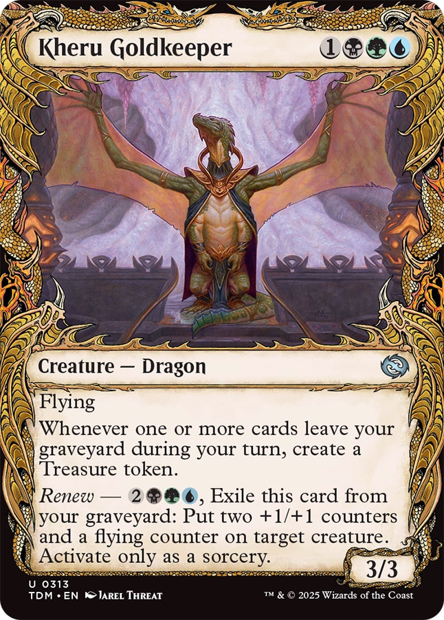 Tarkir: Dragonstorm Variants: Kheru Goldkeeper (0313 - Showcase)
