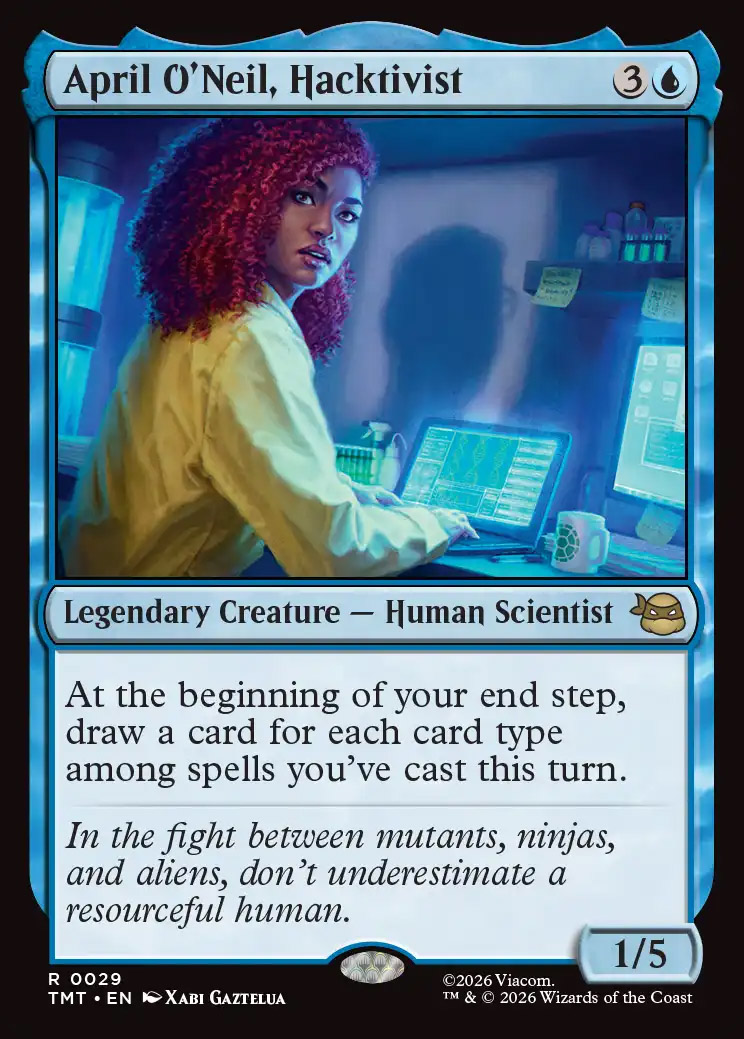 Teenage Mutant Ninja Turtles Foil: April O'Neil, Hacktivist