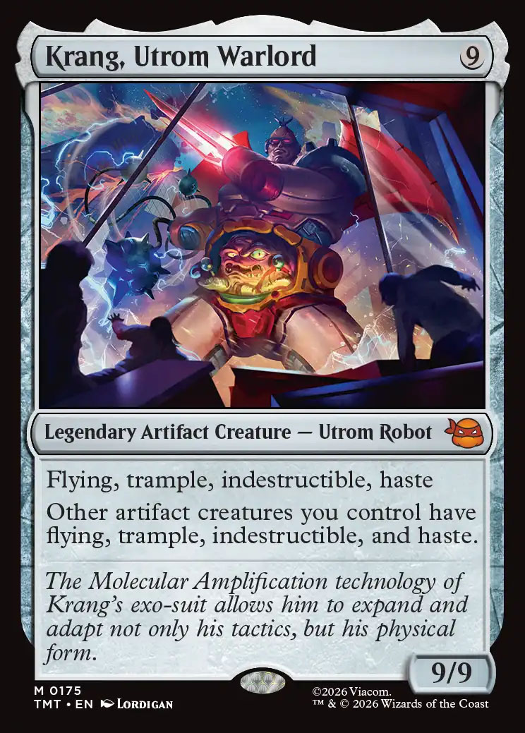 Teenage Mutant Ninja Turtles Foil: Krang, Utrom Warlord