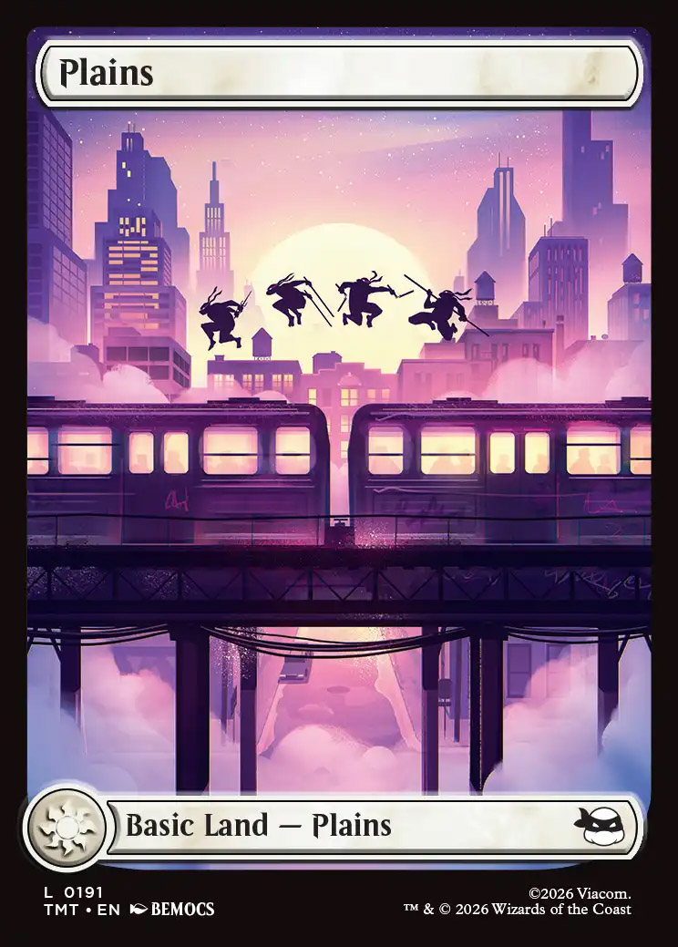 P*t様 MTGペイン土地カードセット（10枚） Teenage Mutant Ninja Turtles: Plains (0191)