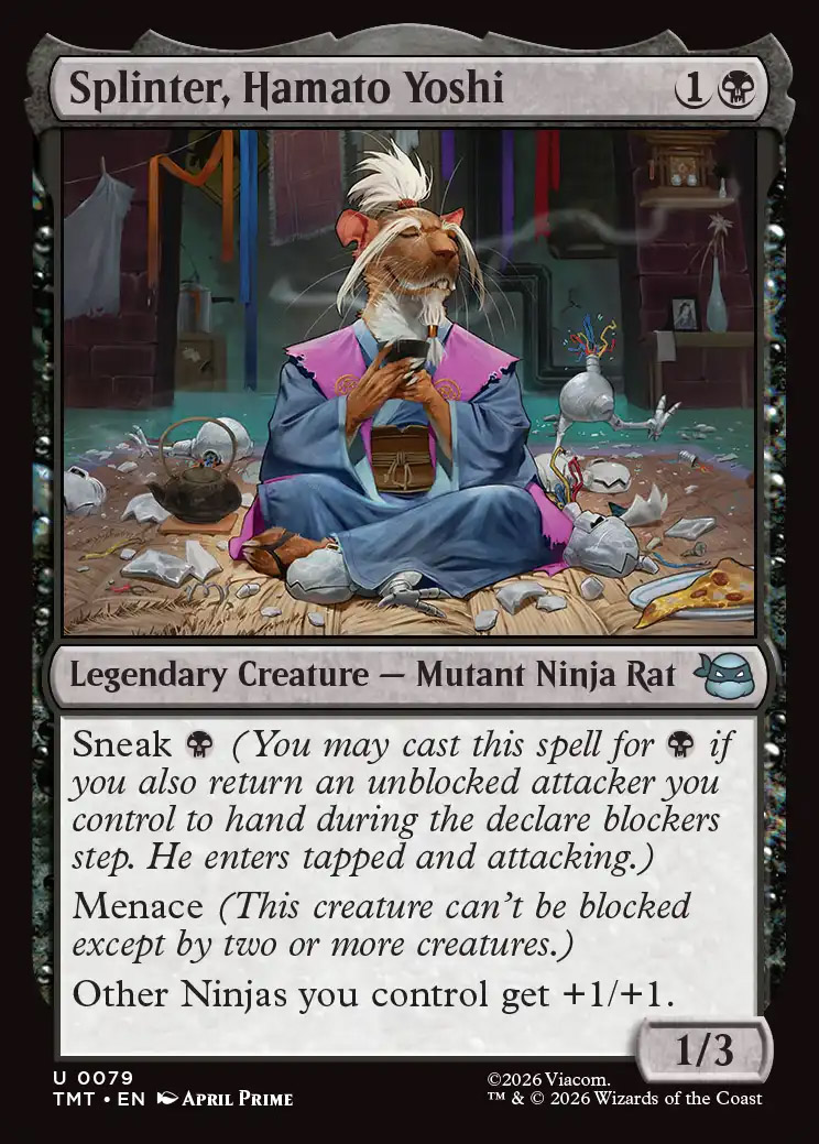 Teenage Mutant Ninja Turtles Foil: Splinter, Hamato Yoshi