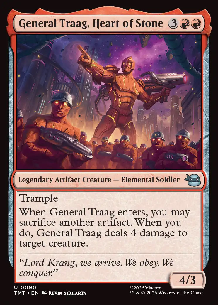 Teenage Mutant Ninja Turtles: General Traag, Heart of Stone