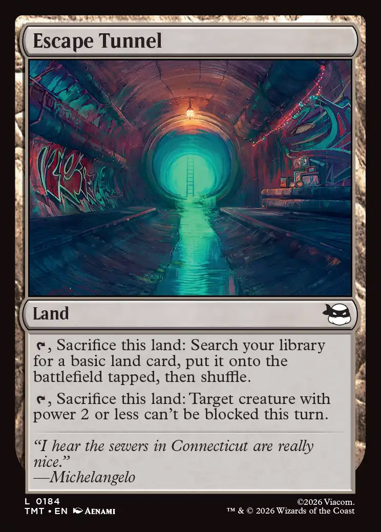 Teenage Mutant Ninja Turtles Foil: Escape Tunnel