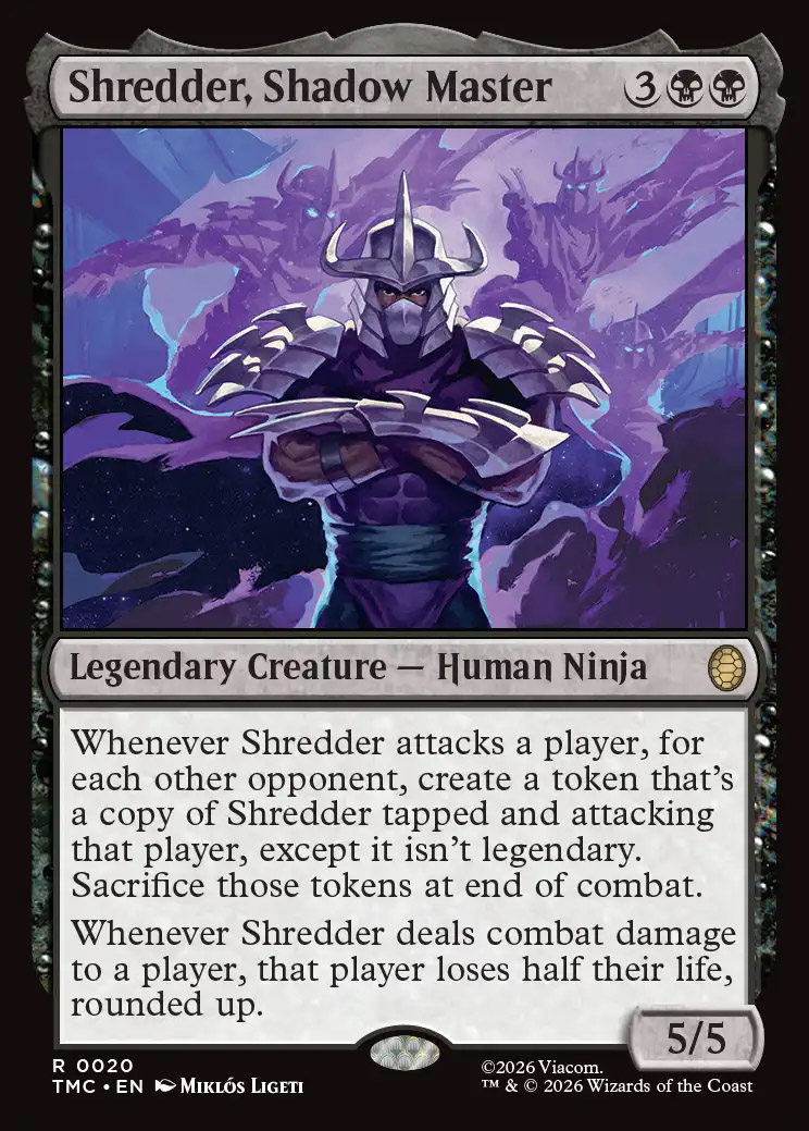Teenage Mutant Ninja Turtles Eternal-Legal Foil: Shredder, Shadow