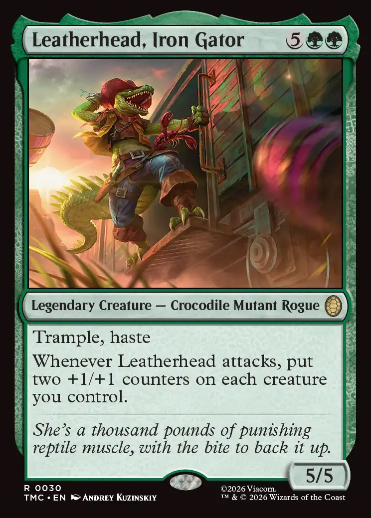 Teenage Mutant Ninja Turtles Eternal-Legal Foil: Leatherhead, Iron