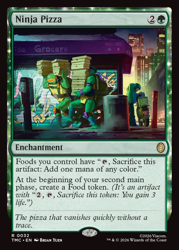 Teenage Mutant Ninja Turtles Eternal-Legal Foil: Ninja Pizza