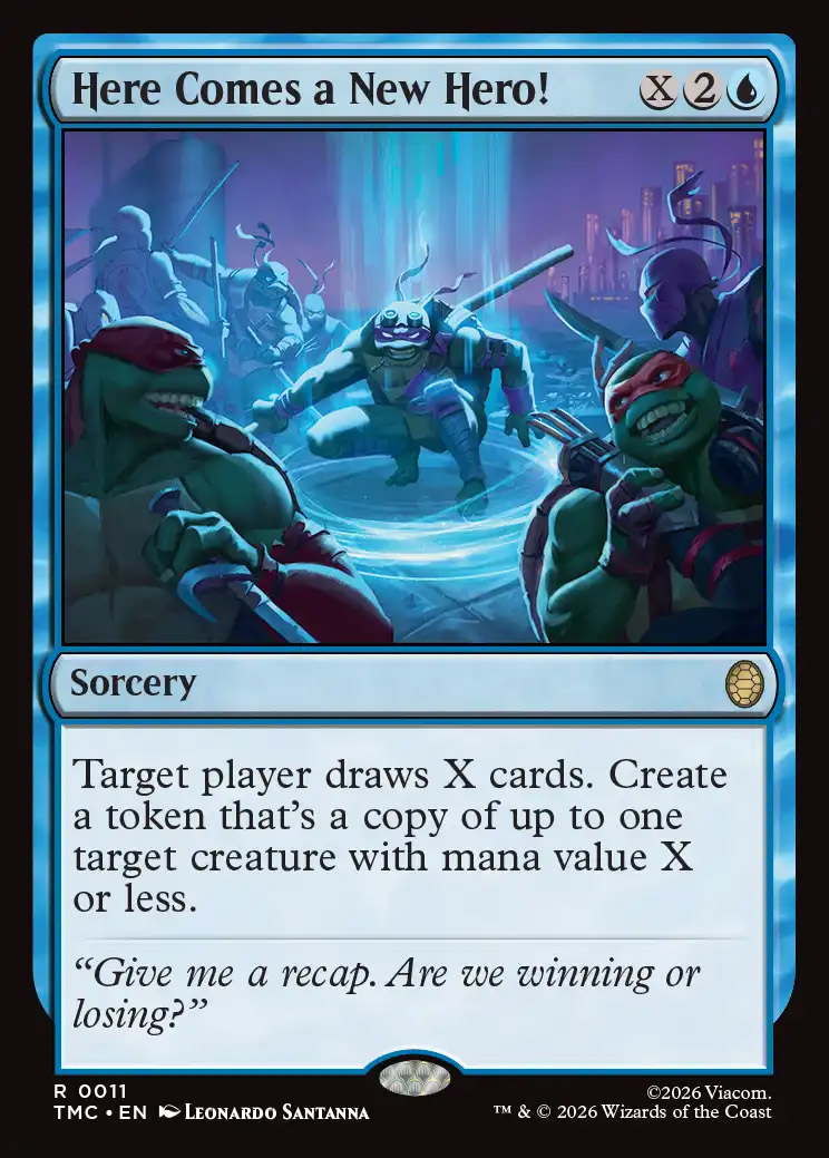 Teenage Mutant Ninja Turtles Eternal-Legal Foil: Here Comes a New