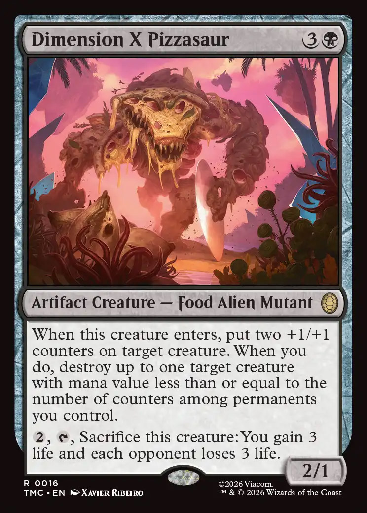 Teenage Mutant Ninja Turtles Eternal-Legal Foil: Dimension X