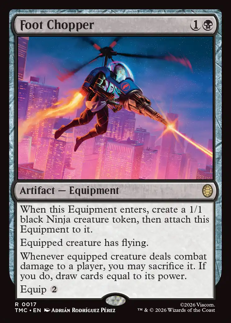 Teenage Mutant Ninja Turtles Eternal-Legal Foil: Foot Chopper