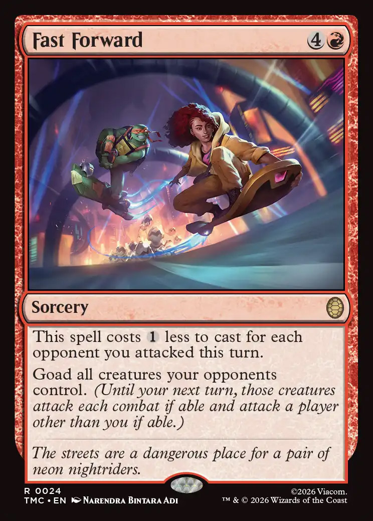 Teenage Mutant Ninja Turtles Eternal-Legal Foil: Fast Forward