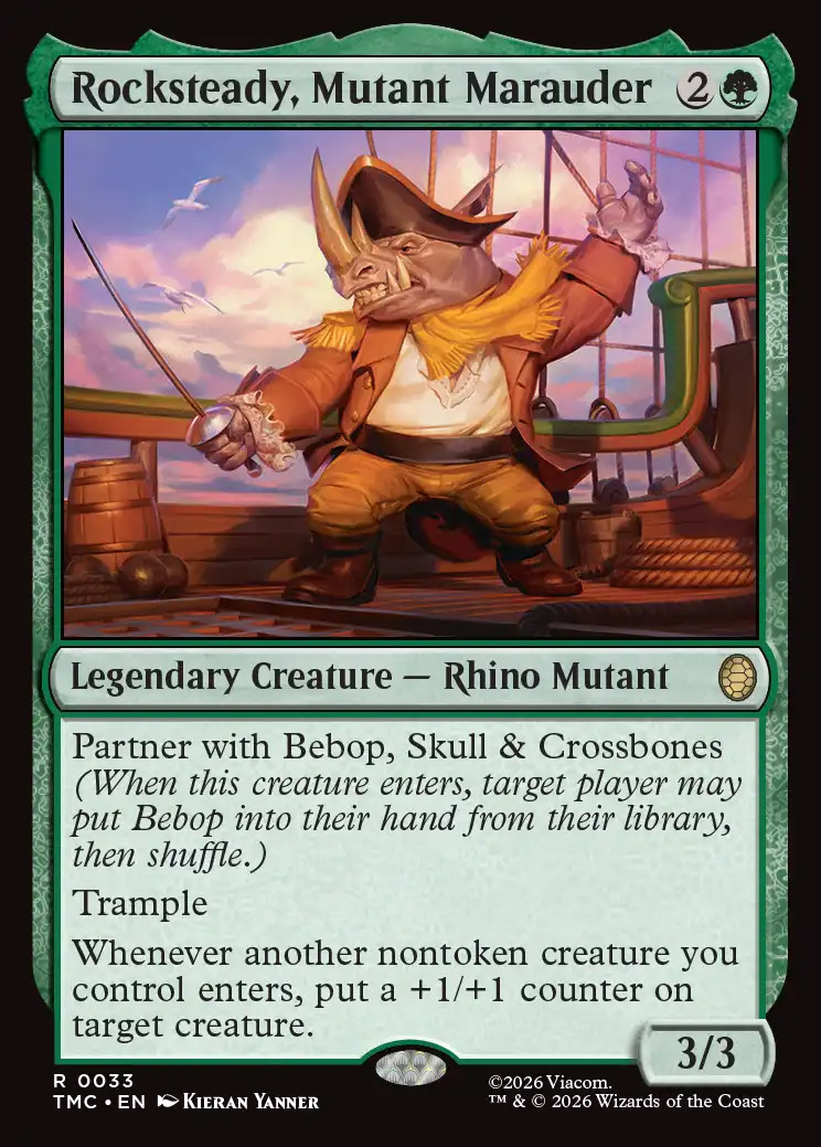Teenage Mutant Ninja Turtles Eternal-Legal Foil: Leatherhead, Iron
