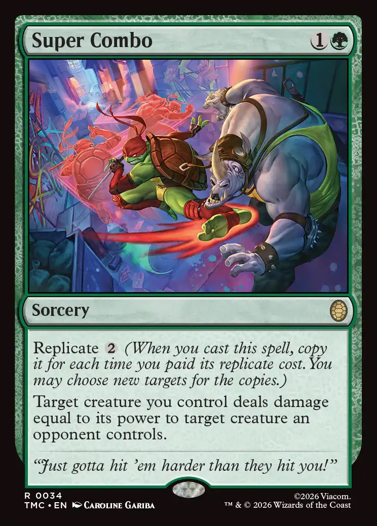 Teenage Mutant Ninja Turtles Eternal-Legal Foil: Super Combo