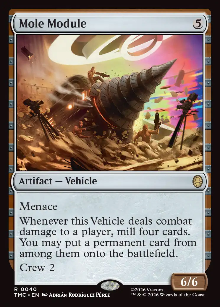 Teenage Mutant Ninja Turtles Eternal-Legal Foil: Mole Module