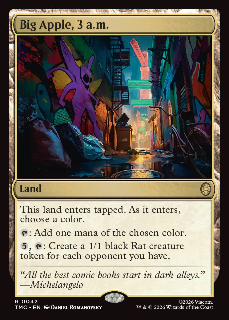Teenage Mutant Ninja Turtles Eternal-Legal Foil: Big Apple, 3 a.m.