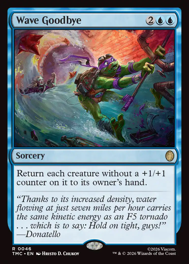 Teenage Mutant Ninja Turtles Eternal-Legal Foil: Wave Goodbye