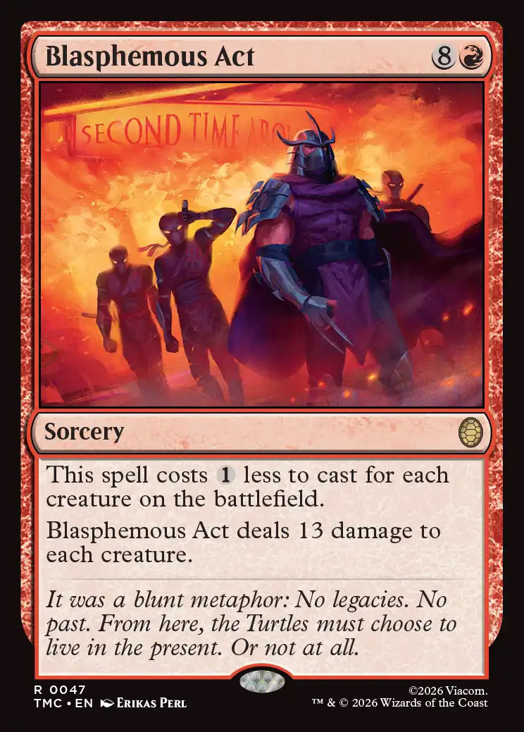 Teenage Mutant Ninja Turtles Eternal-Legal Foil: Blasphemous Act