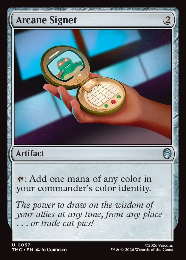 Teenage Mutant Ninja Turtles Eternal-Legal Foil: Arcane Signet