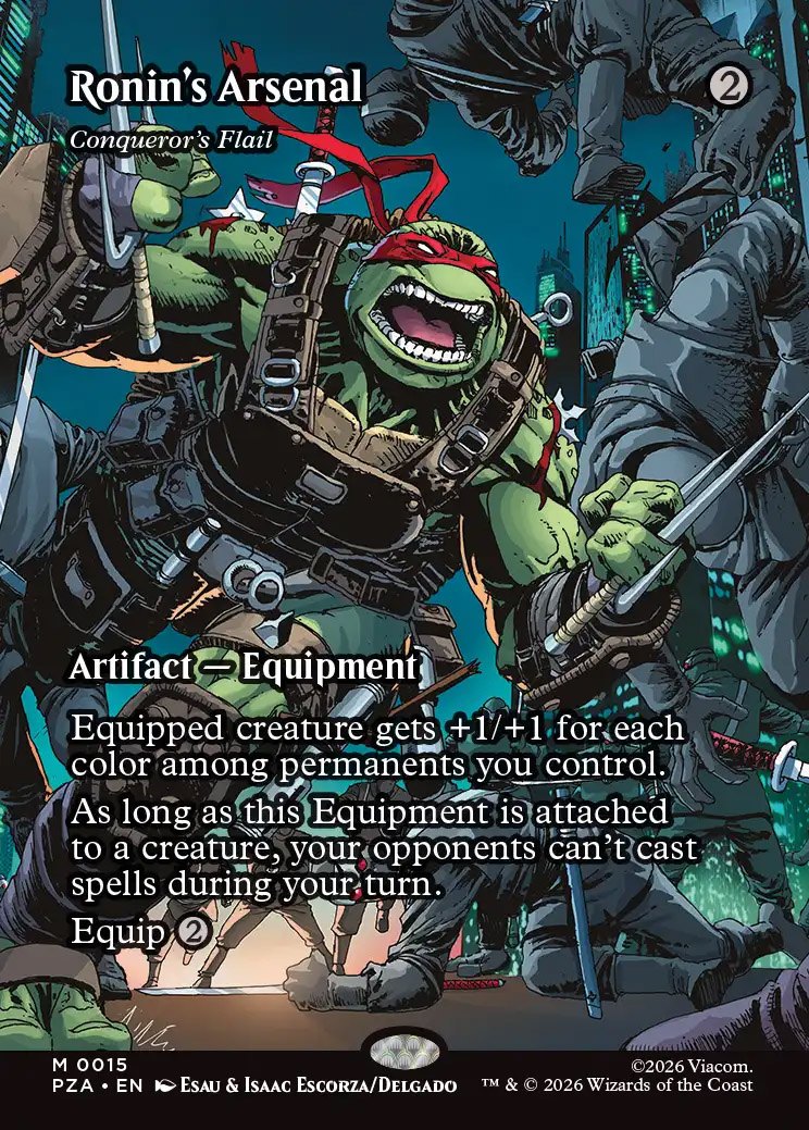 Teenage Mutant Ninja Turtles Source Material Cards Foil: Ashcoat