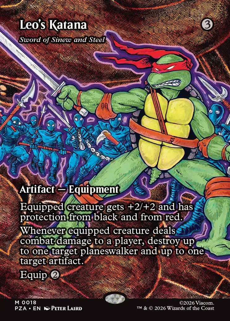 Teenage Mutant Ninja Turtles Source Material Cards Foil: Ashcoat