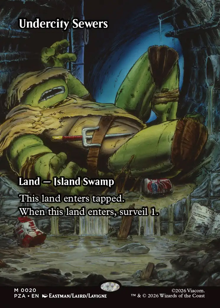 Teenage Mutant Ninja Turtles Source Material Cards Foil: Undercity