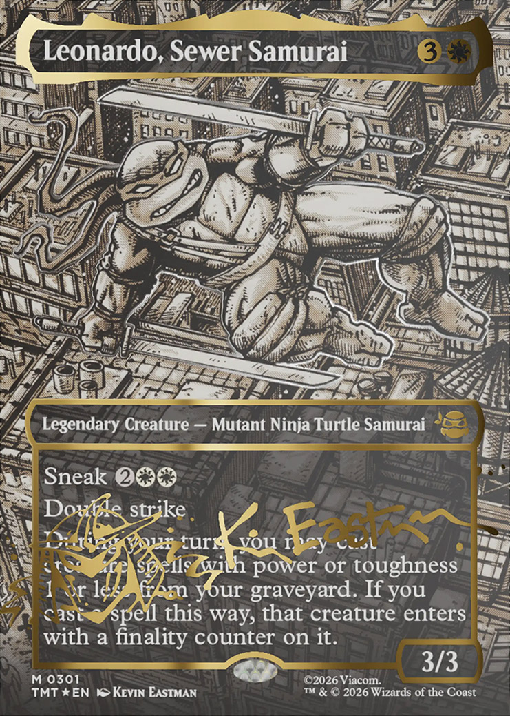 Teenage Mutant Ninja Turtles Variants Foil: Leonardo, Sewer