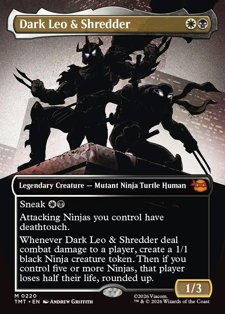 Teenage Mutant Ninja Turtles Variants Foil: Dark Leo & Shredder