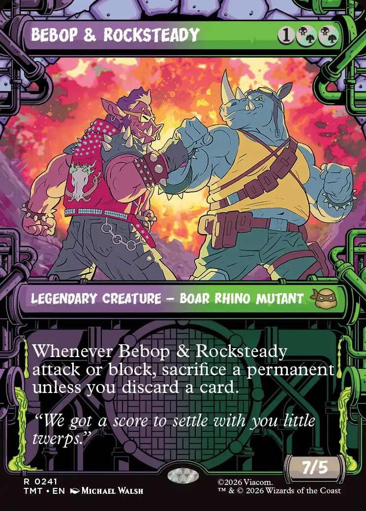 Teenage Mutant Ninja Turtles Variants Foil: Tokka & Rahzar