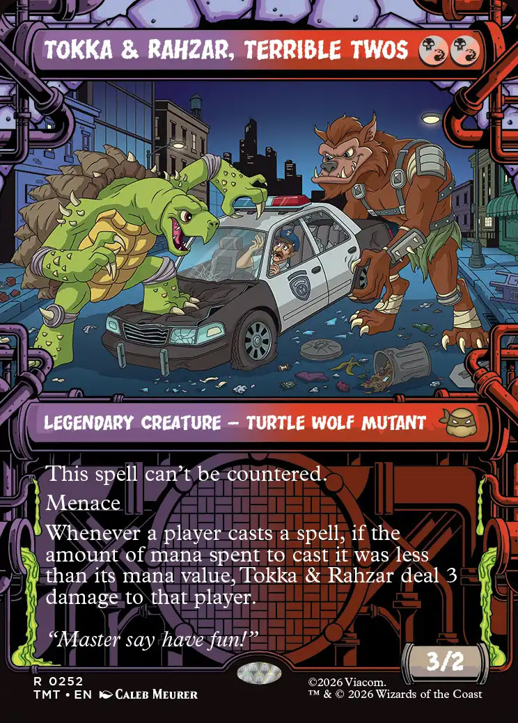 Teenage Mutant Ninja Turtles Variants Foil: Tokka & Rahzar