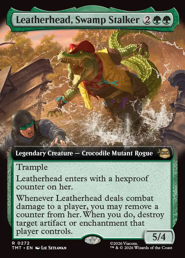 Teenage Mutant Ninja Turtles Variants Foil: Leatherhead, Swamp