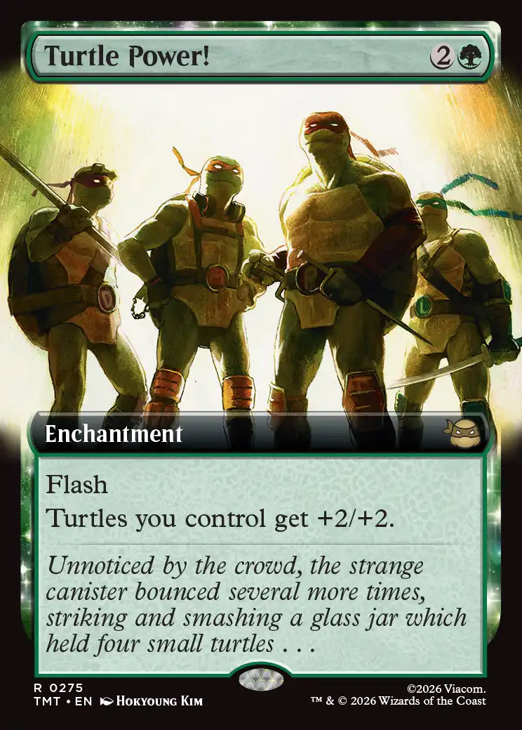 Teenage Mutant Ninja Turtles Variants Foil: Turtle Power! (0275