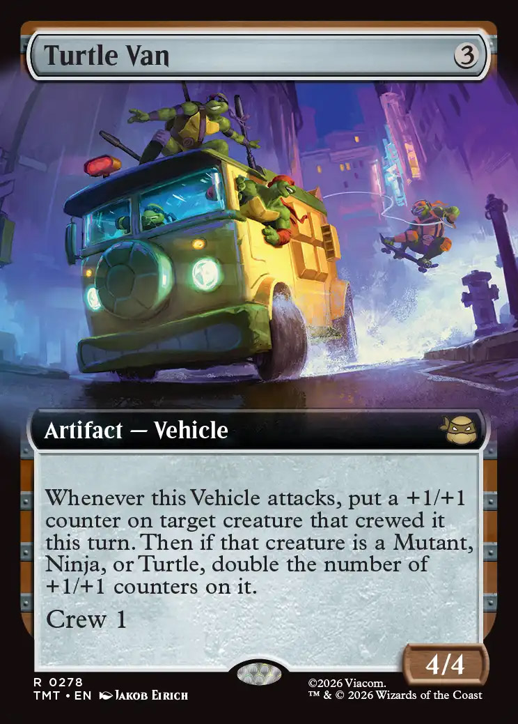 Teenage Mutant Ninja Turtles Foil: Swamp (0312 - Surge Foil)