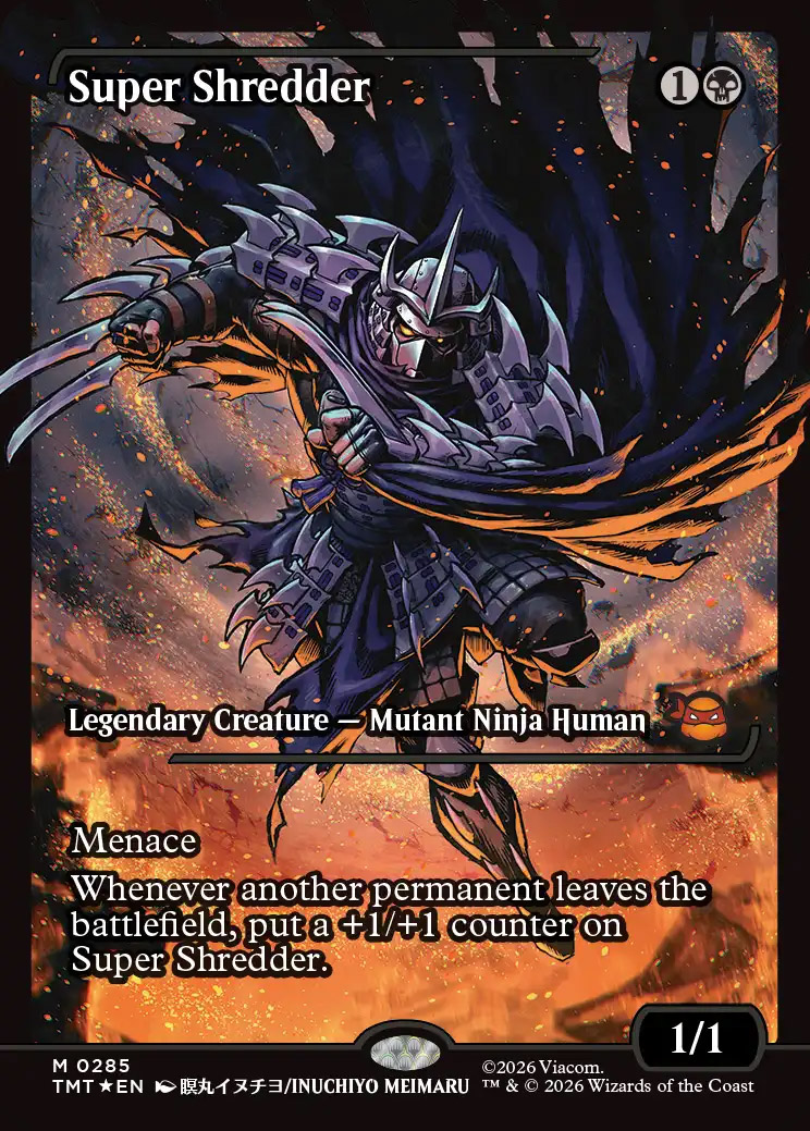 スーパーシュレッダー Foil JP ミュータントタートルズ Teenage Mutant Ninja Turtles Variants Foil: Super Shredder (0285