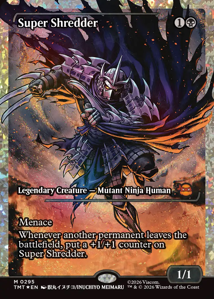 Teenage Mutant Ninja Turtles Variants Foil: Dark Leo & Shredder
