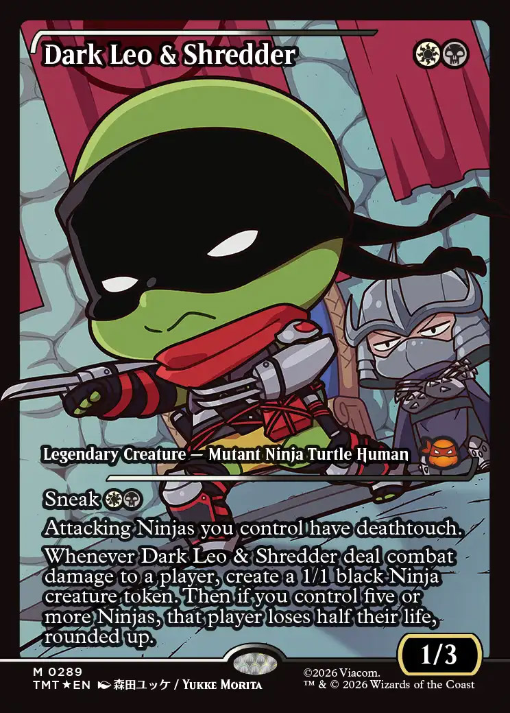 Teenage Mutant Ninja Turtles Variants Foil: Dark Leo & Shredder
