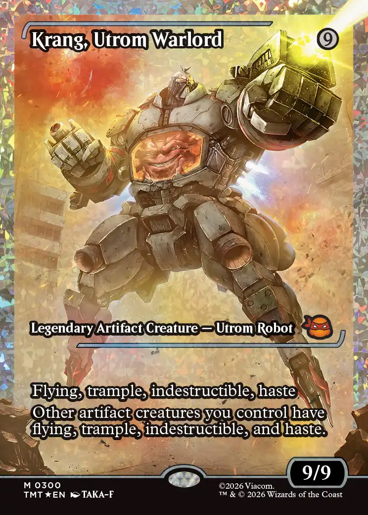 Teenage Mutant Ninja Turtles Variants Foil: Krang, Utrom Warlord