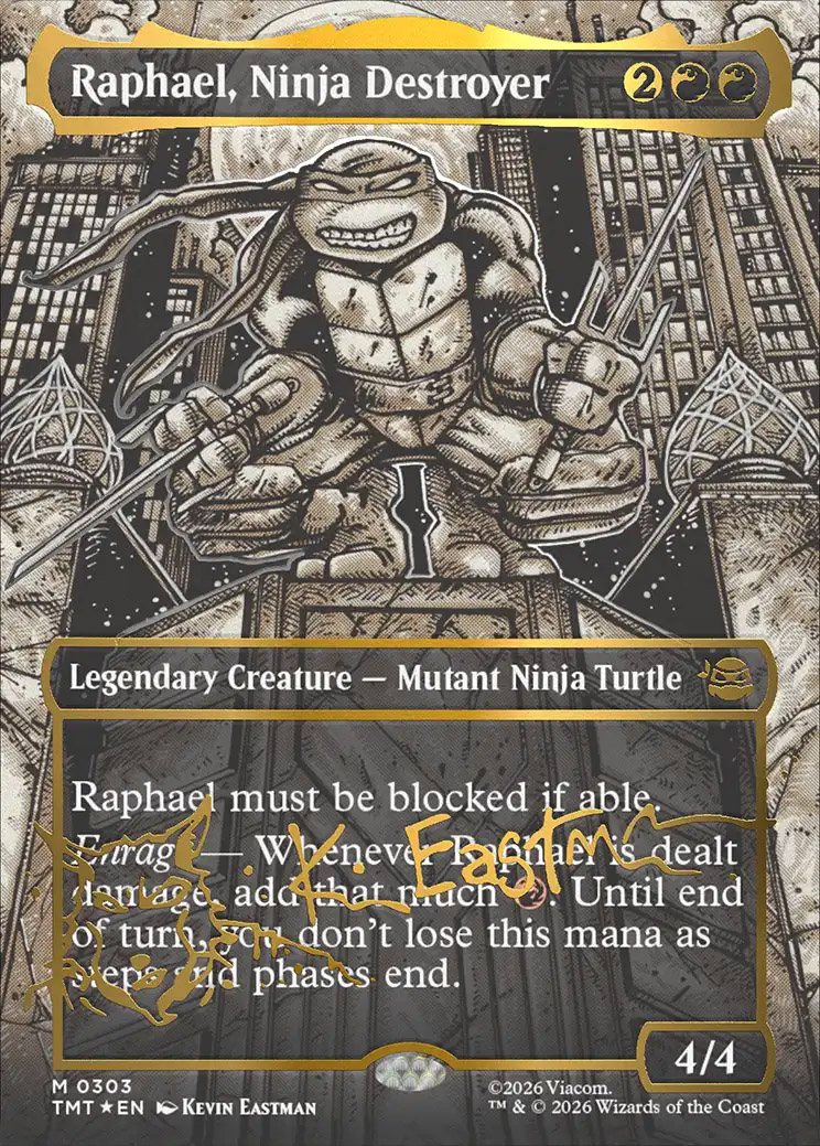 Teenage Mutant Ninja Turtles Variants Foil: Raphael, Ninja