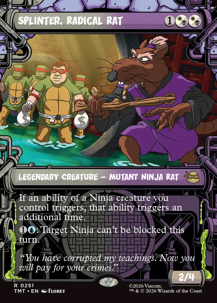 Teenage Mutant Ninja Turtles Variants Foil: Dark Leo & Shredder