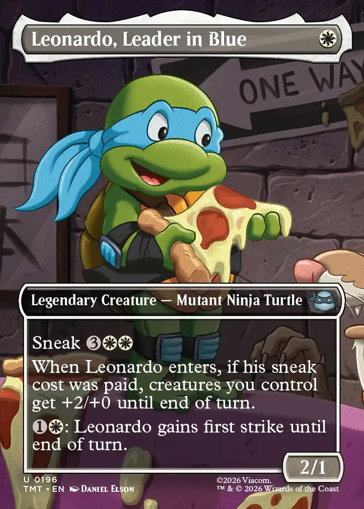 Teenage Mutant Ninja Turtles Variants: Leonardo, Leader in Blue