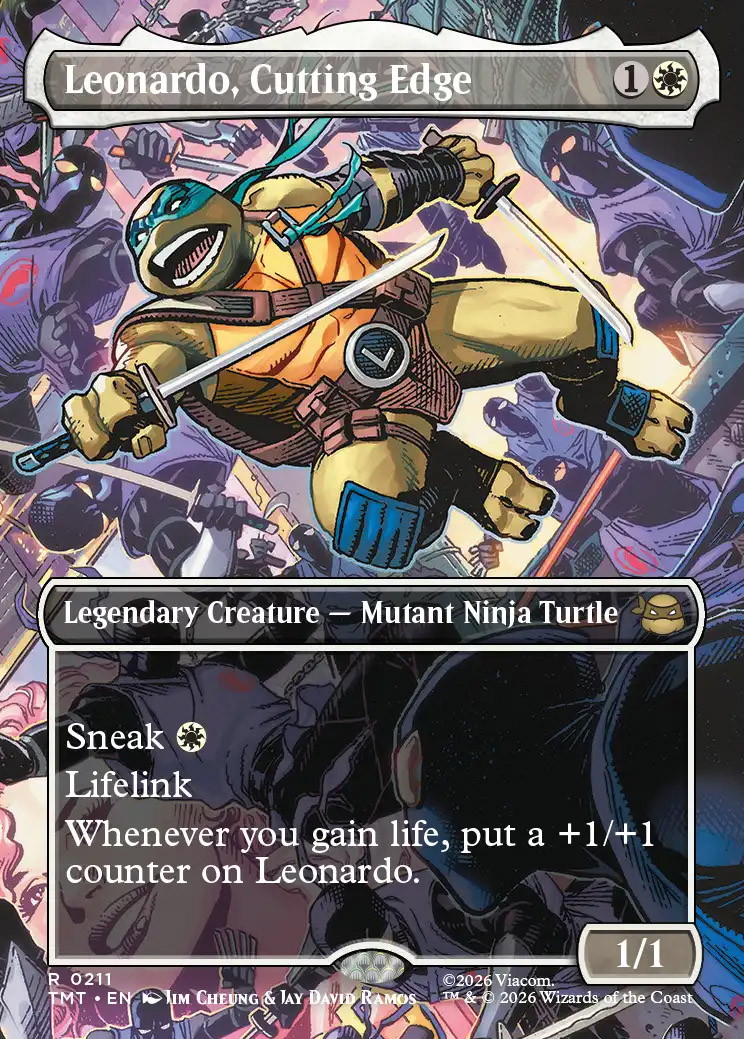 Teenage Mutant Ninja Turtles Variants Foil: Dark Leo & Shredder